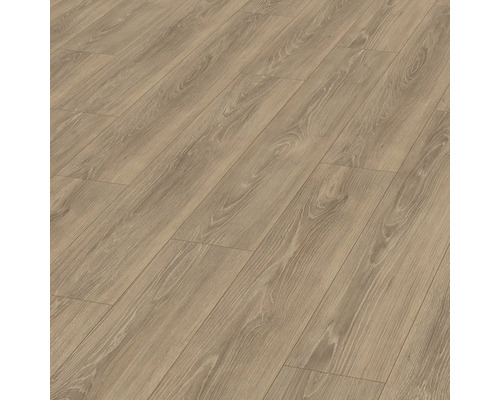 Nahaufnahme von Laminatboden in Holzoptik