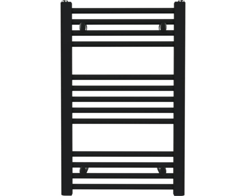 Rotheigner Badheizkörper BASIC 700 x 450 mm schwarz matt Anschluss Beidseitig unten