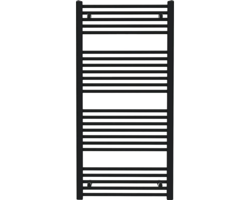 Rotheigner Badheizkörper BASIC 1220 x 600 mm schwarz matt Anschluss Beidseitig unten
