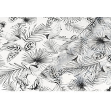 Tapete mit tropischem Blätterdesign