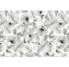 Muster mit tropischen Blättern