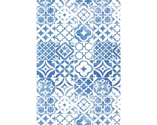 Film adhésif d-c-fix® Zuladi 45x200 cm Motif de carreaux avec des motifs géométriques et floraux