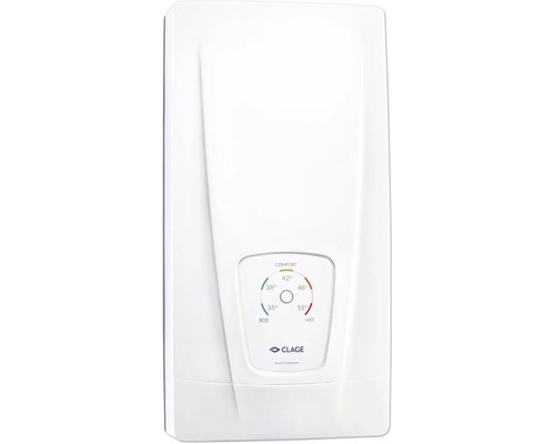 Chauffe-eau instantané Komfort Clage DCX Next électronique 18 / 21 / 24 / 27 kW Chauffe-eau instantané électronique pour la production d''eau chaude