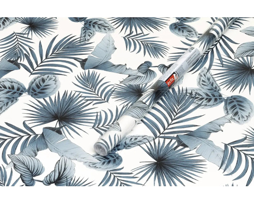 Film décoratif avec motif de feuilles et un rouleau de film