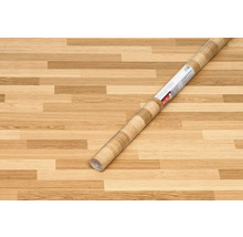 Rolle Designfolie mit Holzoptik auf Holzboden
