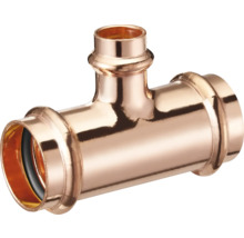 T-Stück aus Kupfer zum Verbinden von Rohren