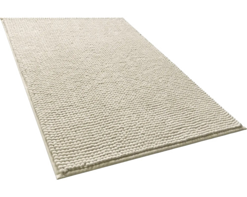 Tapis de bain rectangulaire avec structure bouclée