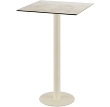 Table haute avec plateau carré