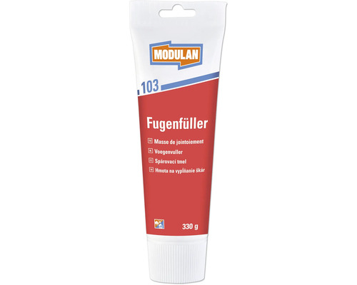 Masse de jointoiement élastique MODULAN 103 blanc 330 g Mastic de jointoiement en tube de 330 grammes