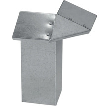 Rechteckiges Fallrohr mit Abdeckung