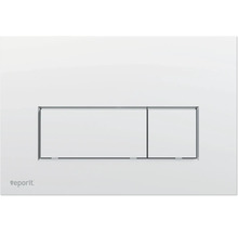 Plaque de commande Veporit avec deux boutons pour chasse d''eau de toilette