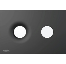 Panneau pour meuble de salle de bains Vaporit avec deux découpes rondes pour vasque