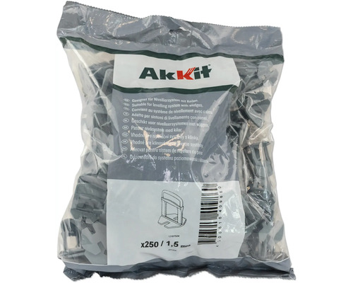 Tirettes Akkit pour largeur de joint 1,5 mm 250 pièces noir Tirettes Akkit pour largeur de joint 1,5 mm 250 pièces noir
