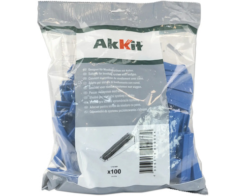 Packung Nivellierkeile, geeignet für Nivelliersysteme, 100 Stück