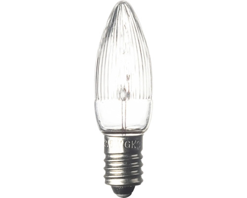 Ampoule transparente claire avec culot E10