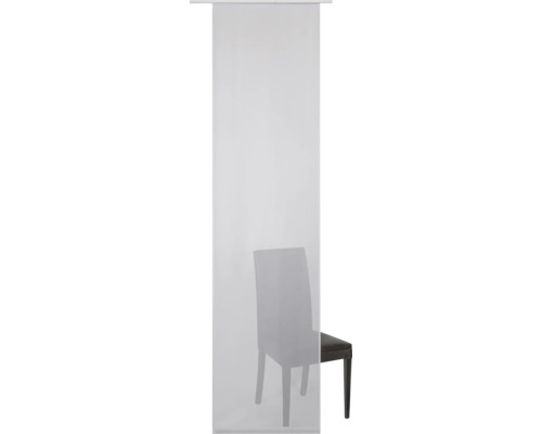Schiebegardine Feel Good Uni weiss 60x245 cm