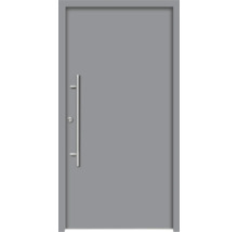 Porte intérieure grise avec poignée de porte