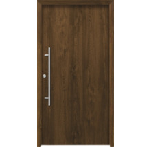 Porte en bois avec poignée et serrure