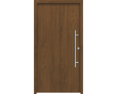 Holztür mit Griff