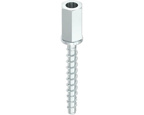HECO-MULTI-MONTI-plus I Vis à béton ancrage filetage intérieur hexagonal 7,5x40 mm bleu galvanisé 40 pièces
