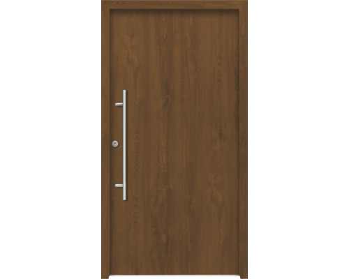 Holztür mit Griff