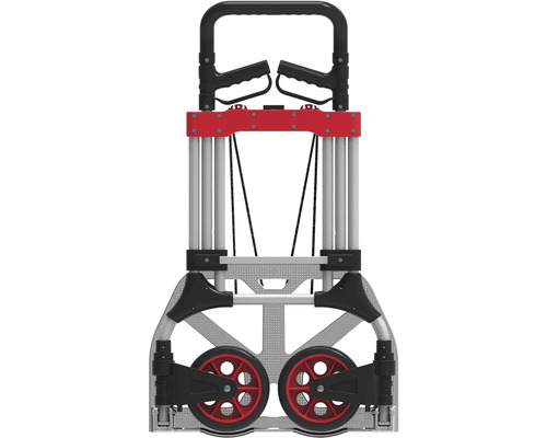 Sackkarre mit zwei Rädern, Aluminiumrahmen und Teleskopgriff