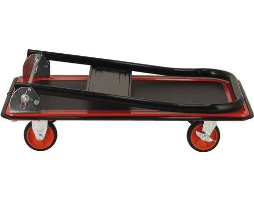 Chariot de transport avec roulettes et poignée rabattable