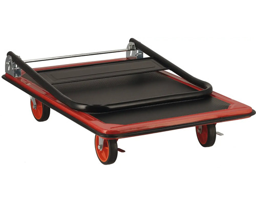 Planche à roulettes avec poignée extensible pour le transport de charges