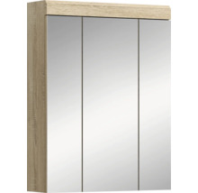 Armoire de toilette à trois portes pour la salle de bain
