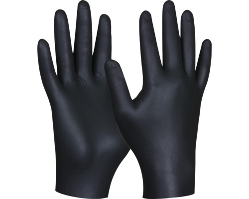 Paire de gants de protection noirs