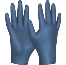 Deux gants d''examen en nitrile