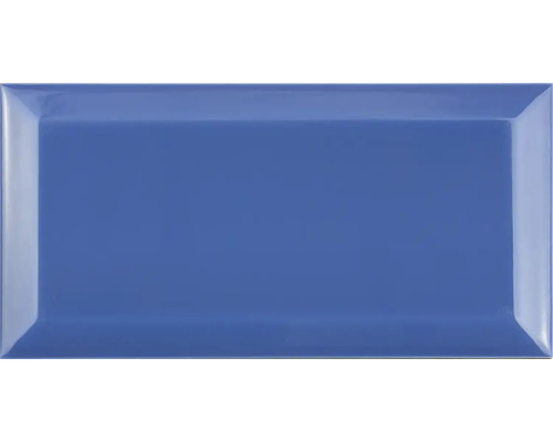 Carreau en céramique bleue