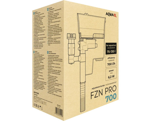 Verpackung Aquael FZN PRO 700 Aquarium Filter