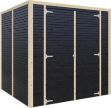 Geräteschuppen aus Holz mit Doppeltür