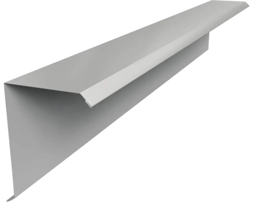 Angle d’arête PRECIT H12 aluminium blanc RAL 9006 1000 mm x 111 mm x 0,4 mm Profilé d''angle métallique