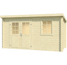 Abri de jardin en bois avec double porte et fenêtre