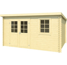 Abri de jardin en bois avec double porte et fenêtre