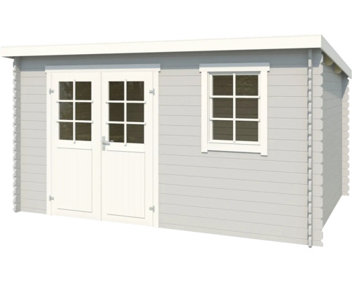 Gartenhaus aus Holz mit Doppeltür und Fenster