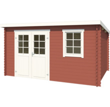 Gartenhaus aus Holz mit Doppeltür und Fenster