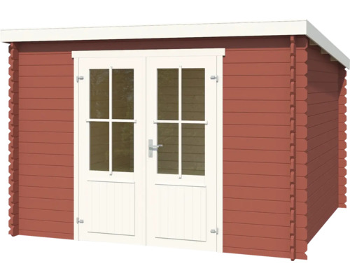 Gartenhaus mit Doppeltür und Fenstern