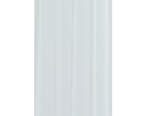 Weisse, vertikal strukturierte Oberfläche.