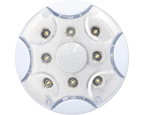 Lampe LED ronde avec détecteur de mouvement