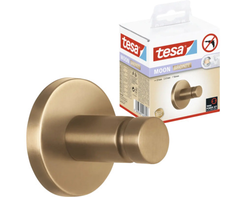 Patère Tesa Moon Bronze avec emballage