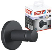 Patère salle de bain Tesa MOON BLACK noir mat 40563-00000-00