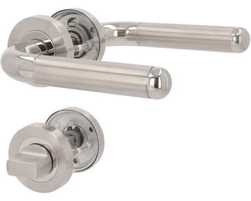 Türbeschlag-Garnitur mit Türdrücker und Drehknopf für Innentüren