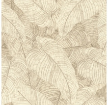 Papier peint à motif de feuilles