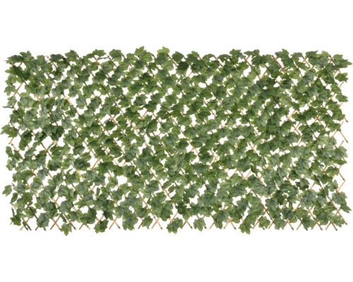 Clôture en bambou, treillis pour plantes artificiel BostonIvy 180 x 90 cm Mur décoratif d''intimité avec des feuilles de lierre pour le jardin