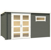 Gartenhaus aus Holz mit Doppeltür und Fenster