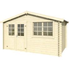 Holzgartenhaus mit Doppeltür und Fenster