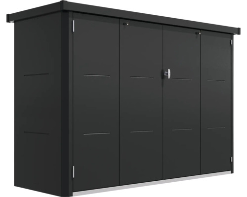 Geräteschrank mit abschließbaren Türen für den Außenbereich
